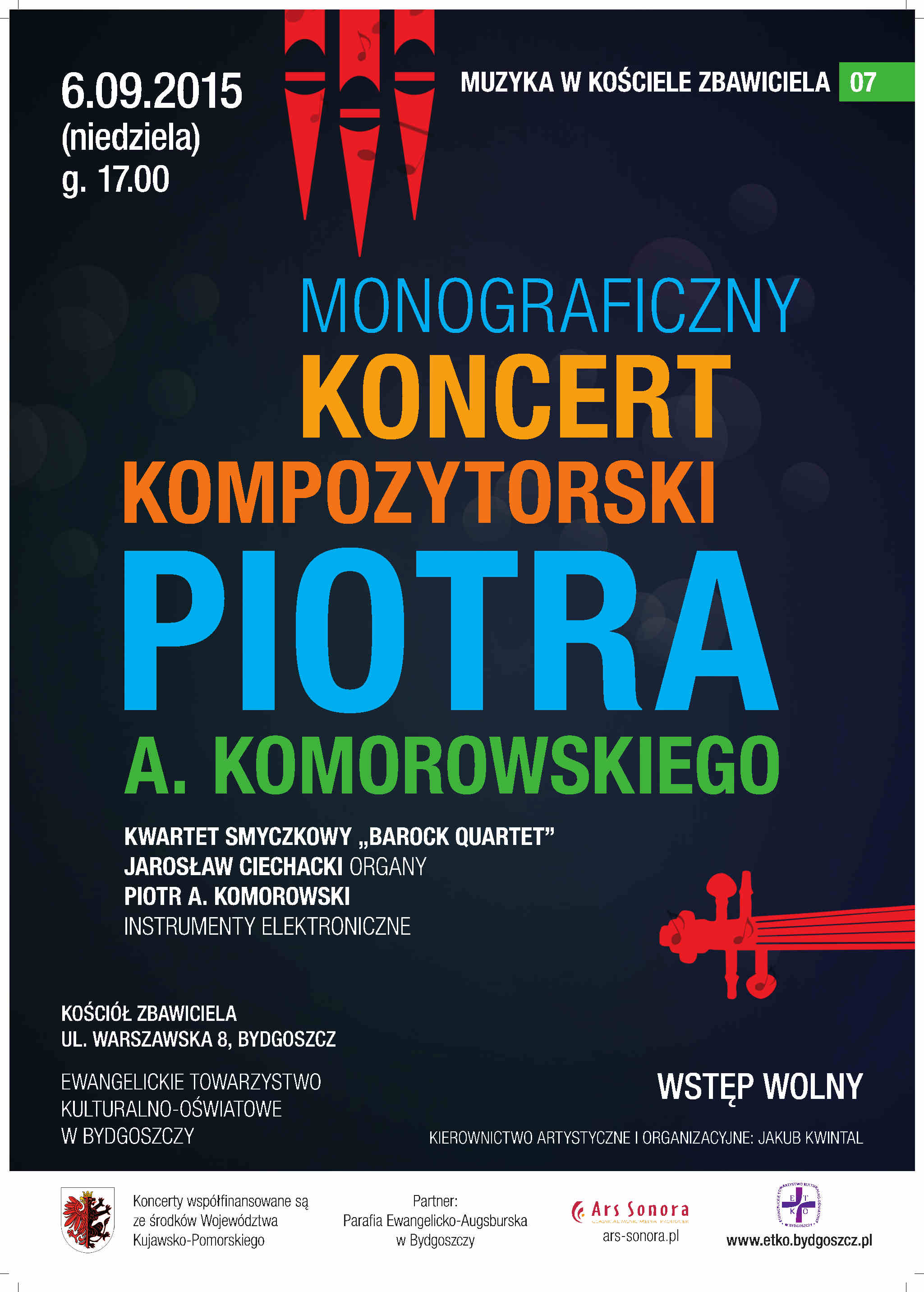 Monograficzny koncert kompozytorski-plakat